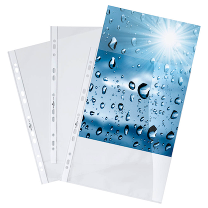 Artikelbild für DURABLE Prospekthüllen DIN A4 glasklar glatt 0,08 mm, 100 St., Artikelnummer 363549