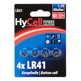 Artikelbild 1 für HyCell Knopfzellen LR41 Alkali-Mangan 1,5 V, 4 St., Artikelnummer 401955