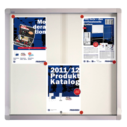 Artikelbild für FRANKEN Schaukasten PRO silber 6x DIN A4 73,0 x 4,6 x 68,0 cm, 1 St., Artikelnummer 534634