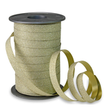 Artikelbild 1 für PRÄSENT Geschenkband POLY GLITTER Glitter gold 10,0 mm x 100,0 m, Artikelnummer 384065