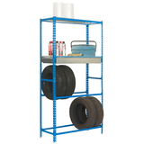 Artikelbild 1 für Simonrack Reifenregal SIMONGARAGE BOX PLUS 4/400 447109232201044 blau, verzinkt 100,0 x 40,0 x 200,0 cm, Artikelnummer 742912