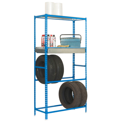 Artikelbild für Simonrack Reifenregal SIMONGARAGE BOX PLUS 4/400 447109232201044 blau, verzinkt 100,0 x 40,0 x 200,0 cm, Artikelnummer 742912