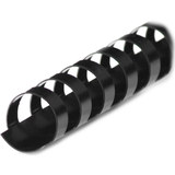 Artikelbild 1 für LMG Kunststoffbinderücken schwarz für 25 Blatt, 100 St., Artikelnummer 545541