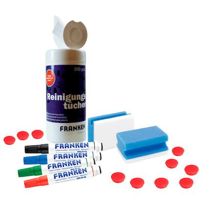 Artikelbild für FRANKEN Glas-Magnettafel Zubehör-Set 03 17 Teile, Artikelnummer 671006