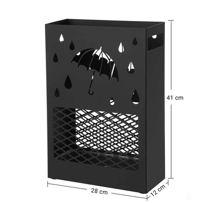 Artikelbild 3 für SONGMICS Schirmständer LUC004B01 schwarz, Stahl, Artikelnummer 759397