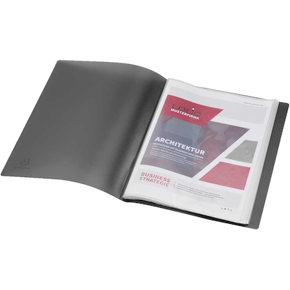 Artikelbild 2 für Exacompta Opak Sichtbuch DIN A4, 40 Hüllen schwarz, 1 St., Artikelnummer 681037