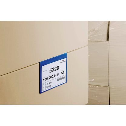 Artikelbild 4 für DURABLE Kennzeichnungstaschen blau A4, 50 St., Artikelnummer 556694