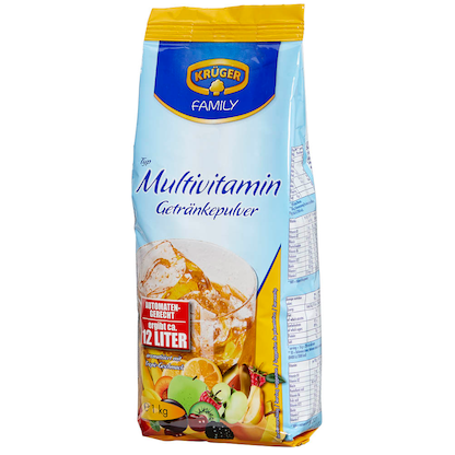 Artikelbild 3 für KRÜGER Multivitamin Getränkepulver 1,0 kg, Artikelnummer 177847