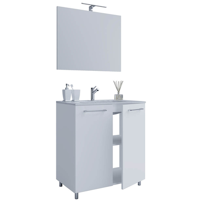 Artikelbild 3 für VCM my bath Badmöbel-Set 3-teilig Gilos 914339 weiß 80,0 x 46,0 x 86,0 cm, Artikelnummer 388484