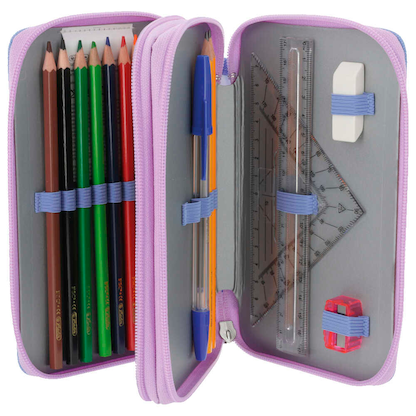 Artikelbild 2 für herlitz Federmäppchen befüllt Mystic Mermaid Motiv 23-teilig, 19,3 x 11,5 cm, Artikelnummer 556278