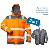 Artikelbild 1 für elysee® unisex Warnjacke Winter NIKLAS orange, grau Größe S, Artikelnummer 748133