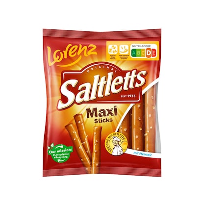 Artikelbild für Saltletts Maxi Sticks Salzstangen 125,0 g, 1 St., Artikelnummer 345627