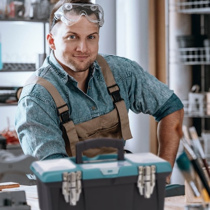 Artikelbild 2 für relaxdays 10023733_0 Werkzeugkoffer, Artikelnummer 451631