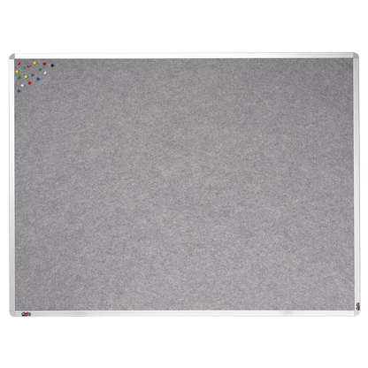 Artikelbild für dots Pinnwand 120,0 x 90,0 cm Textil grau, Artikelnummer 469021
