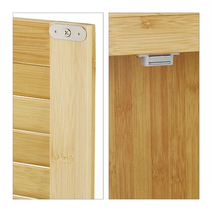 Artikelbild 9 für relaxdays Waschmaschinenschrank, 10020299_0 braun 3 Fachböden 70,0 x 22,5 x 176,0 cm, Artikelnummer 518987