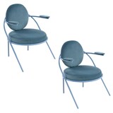 Artikelbild 1 für meet powered by PAPERFLOW Sessel SATURNE blau Stoff 70,0 x 73,0 x 88,0 cm, 2 St., Artikelnummer 231059
