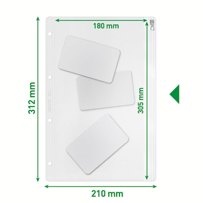Artikelbild 2 für LEITZ Gleitverschlussbeutel 4040 DIN A4 transparent 0,20 mm, 5 St., Artikelnummer 347708