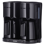 Artikelbild 1 für SEVERIN KA9315 Kaffeemaschine schwarz, 2x 8 Tassen, Artikelnummer 977607