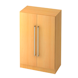 Artikelbild 1 für HAMMERBACHER Aktenschrank 7550 CE, V7550/6/6/CE buche 2 Fachböden 80,0 x 42,0 x 127,0 cm, Artikelnummer 861380