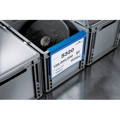 Artikelbild 2 für DURABLE Kennzeichnungstaschen blau A4, 50 St., Artikelnummer 556694