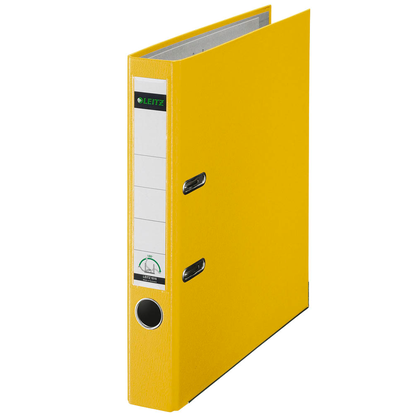 Artikelbild für LEITZ 1015 Ordner gelb Kunststoff 5,2 cm DIN A4, 1 St., Artikelnummer 859264