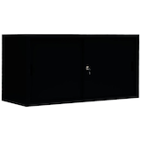 Artikelbild 1 für LÜLLMANN Schiebetürenschrank, 550139 tiefschwarz 1 Fachboden 160,0 x 45,0 x 75,0 cm, Artikelnummer 183127