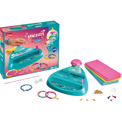 Artikelbild für Maped® Creativ Schmuck-Basteln-Set Heishi-Armbandmaschine grün/türkis, Artikelnummer 300709