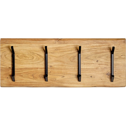 Artikelbild 7 für HAKU Möbel Wandgarderobe 52975 akazie Holz 4 Haken 90,0 x 36,0 cm, Artikelnummer 340168