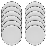 Artikelbild 1 für ID Fine Teller Modest Black Lona grau Ø 27,0 cm, 12 St., Artikelnummer 633679