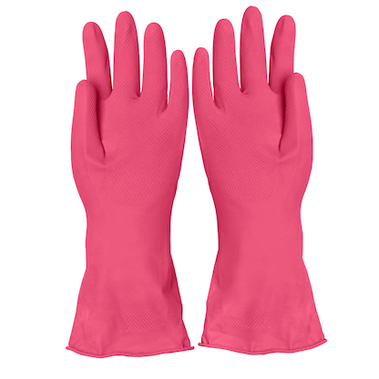 Artikelbild für franz mensch unisex Gummihandschuhe Bettina pink Größe 8, 1 Paar, Artikelnummer 200857