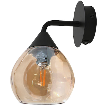 Artikelbild für meet powered by PAPERFLOW Daiki Wandleuchte bernstein, schwarz, Artikelnummer 676089