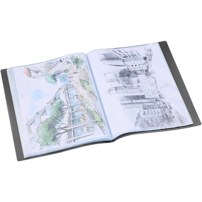 Artikelbild 10 für Exacompta Opak Sichtbuch DIN A4, 40 Hüllen schwarz, 1 St., Artikelnummer 681037