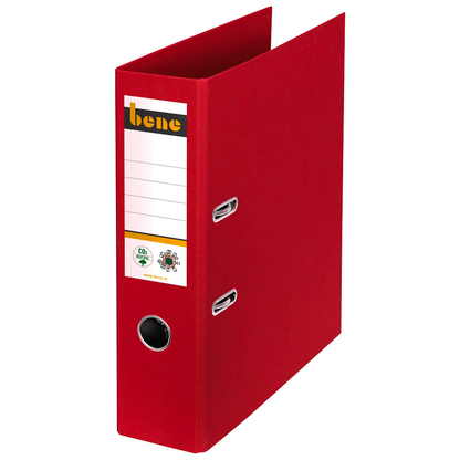 Artikelbild für bene No.1 Ordner rot Karton 8,0 cm DIN A4, 1 St., Artikelnummer 321731