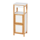 Artikelbild 1 für WENKO Schubladenregal Finja weiß, braun 34,0 x 30,0 x 89,0 cm, 1 St., Artikelnummer 530921