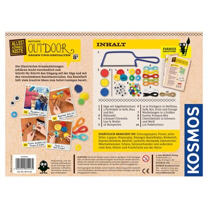 Artikelbild 5 für KOSMOS Experimentierkasten Outdoor Sägen und Gestalten mehrfarbig, Artikelnummer 820371