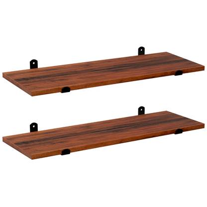 Artikelbild für SONGMICS Wandregale-Set braun, schwarz 60,0 x 20,0 x 7,0 cm, 1 St., Artikelnummer 438758