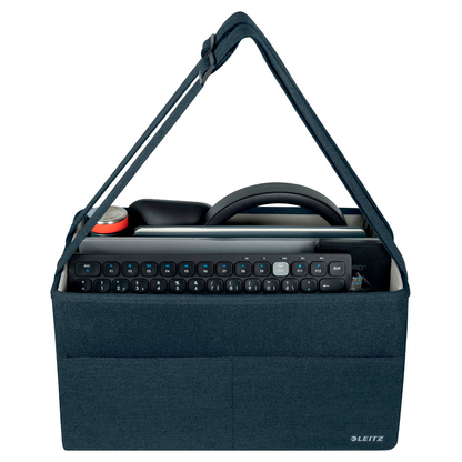 Artikelbild 2 für LEITZ Laptoptasche Desk Sharing kompakt Stoff samtgrau 65760089 bis 35,6 cm (14 Zoll), Artikelnummer 507416