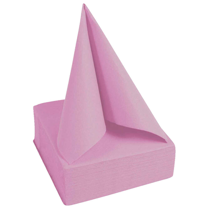 Artikelbild 2 für PROnappe Servietten rosa 2-lagig 20,0 x 20,0 cm, 50 St., Artikelnummer 361578