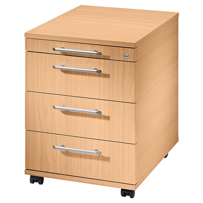 Artikelbild für HAMMERBACHER Orbis Rollcontainer buche 4 Auszüge 42,8 x 58,0 x 59,0 cm, Artikelnummer 763292