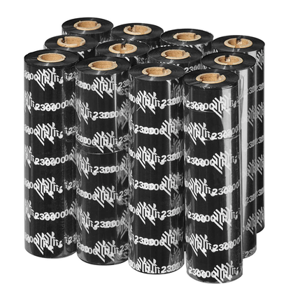 Artikelbild 6 für ZEBRA 3200 schwarz Thermo-Druckfolien, 12 Rollen, Artikelnummer 621413