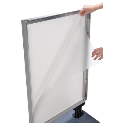 Artikelbild 3 für update displays Kundenstopper WindPro Lite silber DIN A1 2 Fächer 72,0 x 63,2 x 87,9 cm, 1 St., Artikelnummer 480234