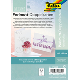 Artikelbild 1 für folia Faltkarten mit Briefumschlägen pastell 179500 weiß DIN A6, 10 St., Artikelnummer 479323