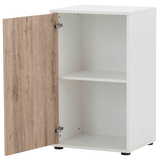 Artikelbild 1 für MÖBELPARTNER Aktenschrank 400, 152200 weiß, wildeiche 1 Fachboden 51,0 x 41,0 x 83,6 cm, Artikelnummer 773931