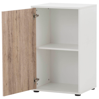 Artikelbild für MÖBELPARTNER Aktenschrank 400, 152200 weiß, wildeiche 1 Fachboden 51,0 x 41,0 x 83,6 cm, Artikelnummer 773931