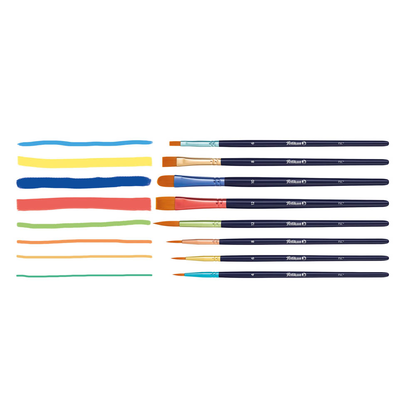 Artikelbild 2 für Pelikan Premium Pinsel-Set Größe 3, 4, 6, 8, 10, 12, 8-teilig, Artikelnummer 928890