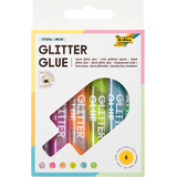 Artikelbild 1 für folia Glitter Glue SPIRAL NEON Klebestifte 10,5 ml, 6 St., Artikelnummer 676342