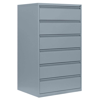 Artikelbild 2 für LÜLLMANN Karteischrank lichtgrau 76,0 x 62,0 x 132,0 cm, 1 St., Artikelnummer 183776