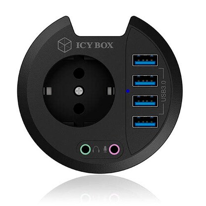 Artikelbild 2 für RaidSonic ICY BOX® USB-Hub IB-HUB1430 4-fach schwarz, Artikelnummer 201117