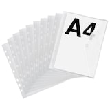 Artikelbild 1 für FolderSys Dokumententaschen DIN A4 transparent genarbt 0,20 mm, 10 St., Artikelnummer 587949