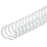 Artikelbild 1 für LMG Drahtbinderücken weiß für 65 Blatt, 100 St., Artikelnummer 553016